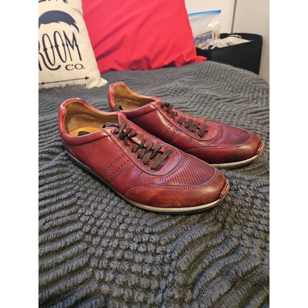 Magnanni Red Sneaker Dress Shoes Size 12